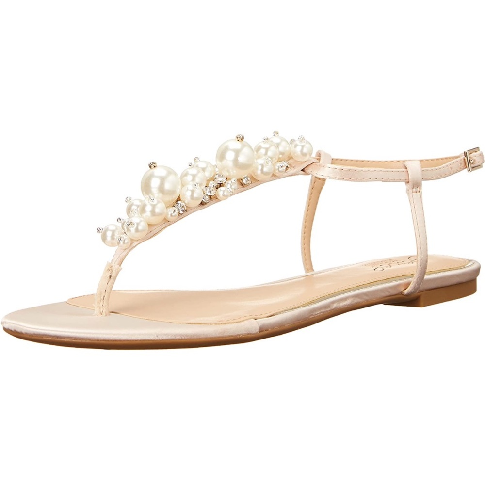 Jewel Badgley Mischka Larissa Flat Sandal